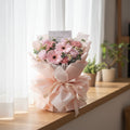 Forever Thankful Pink Daisy Hand Bouquet