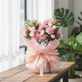 Gentle Grace Pink Daisy Hand Bouquet - 7