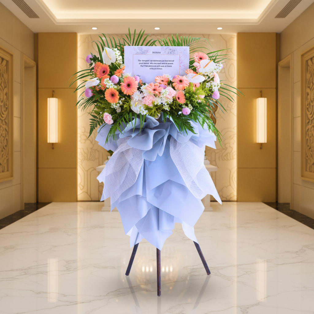 Graceful Tribute | Condolences Flower Stand - 2
