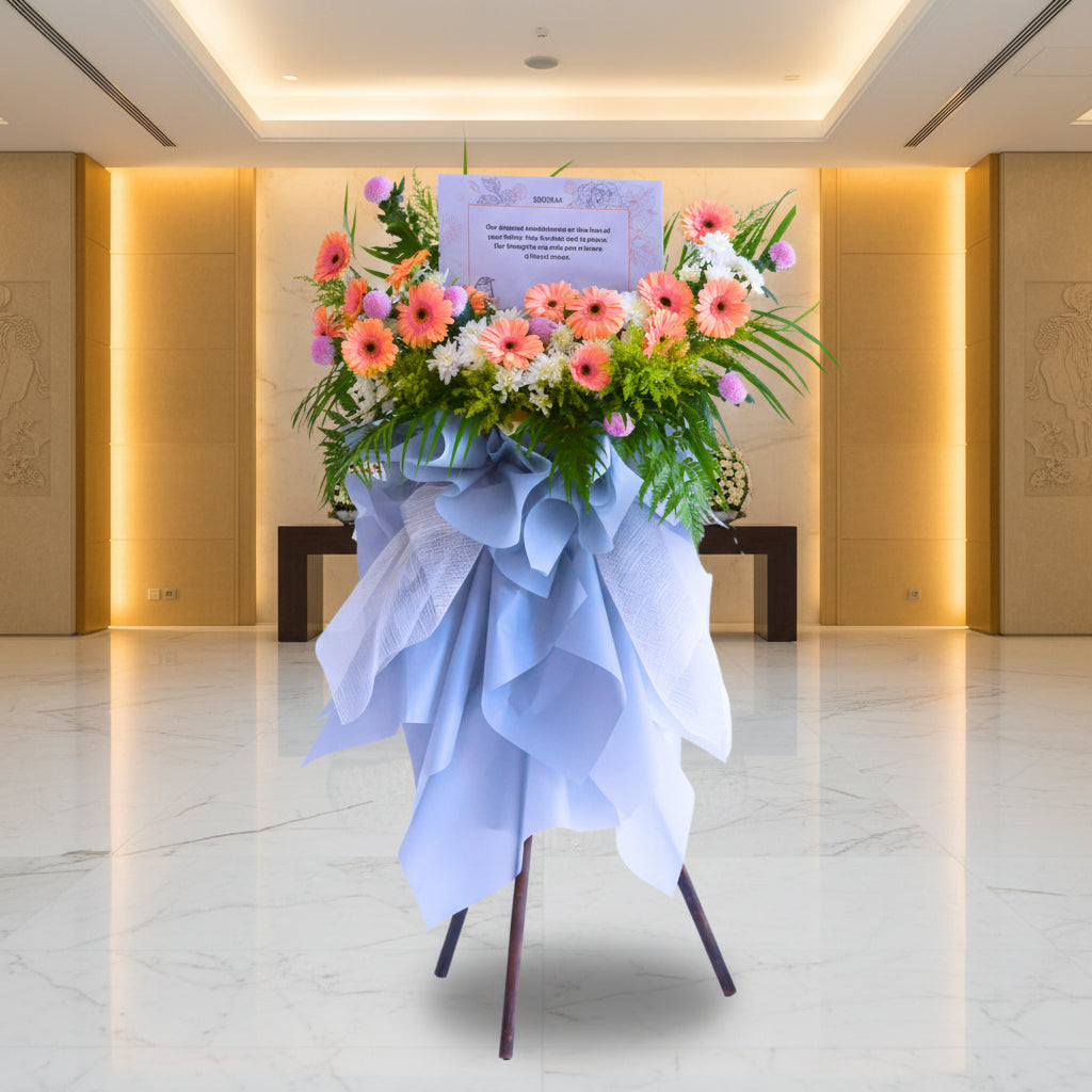 Graceful Tribute | Condolences Flower Stand - 3