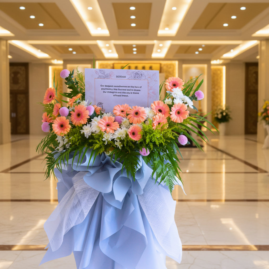 Graceful Tribute | Condolences Flower Stand - 8