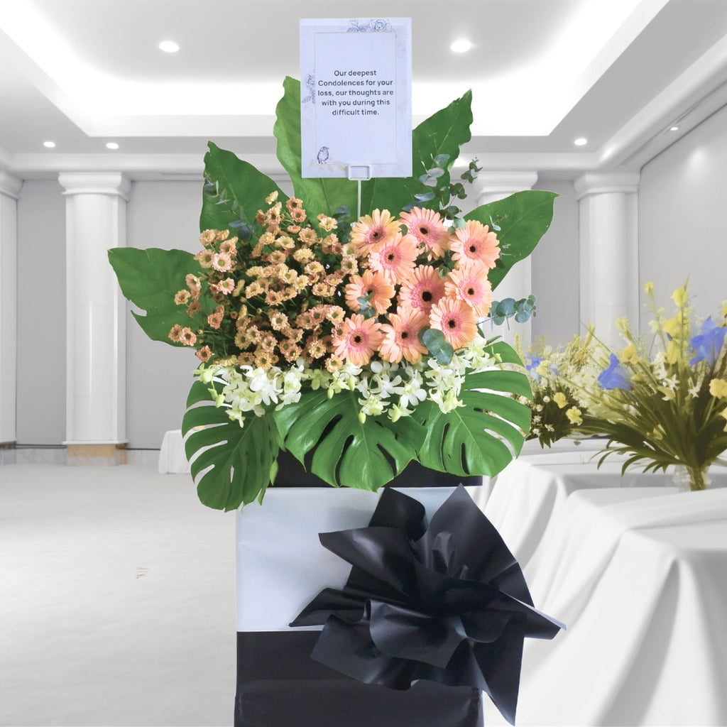 Serene Harmony | Condolences Flower Stand - 5