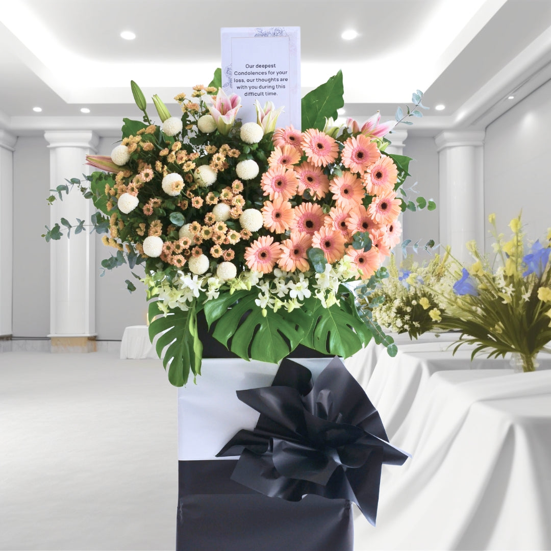 Serene Harmony | Condolences Flower Stand - 4