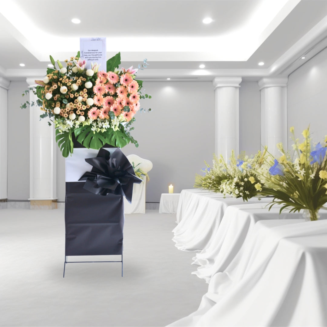 Serene Harmony | Condolences Flower Stand - 6