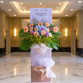 Harmony's Embrace | Condolences Flower Stand - 8
