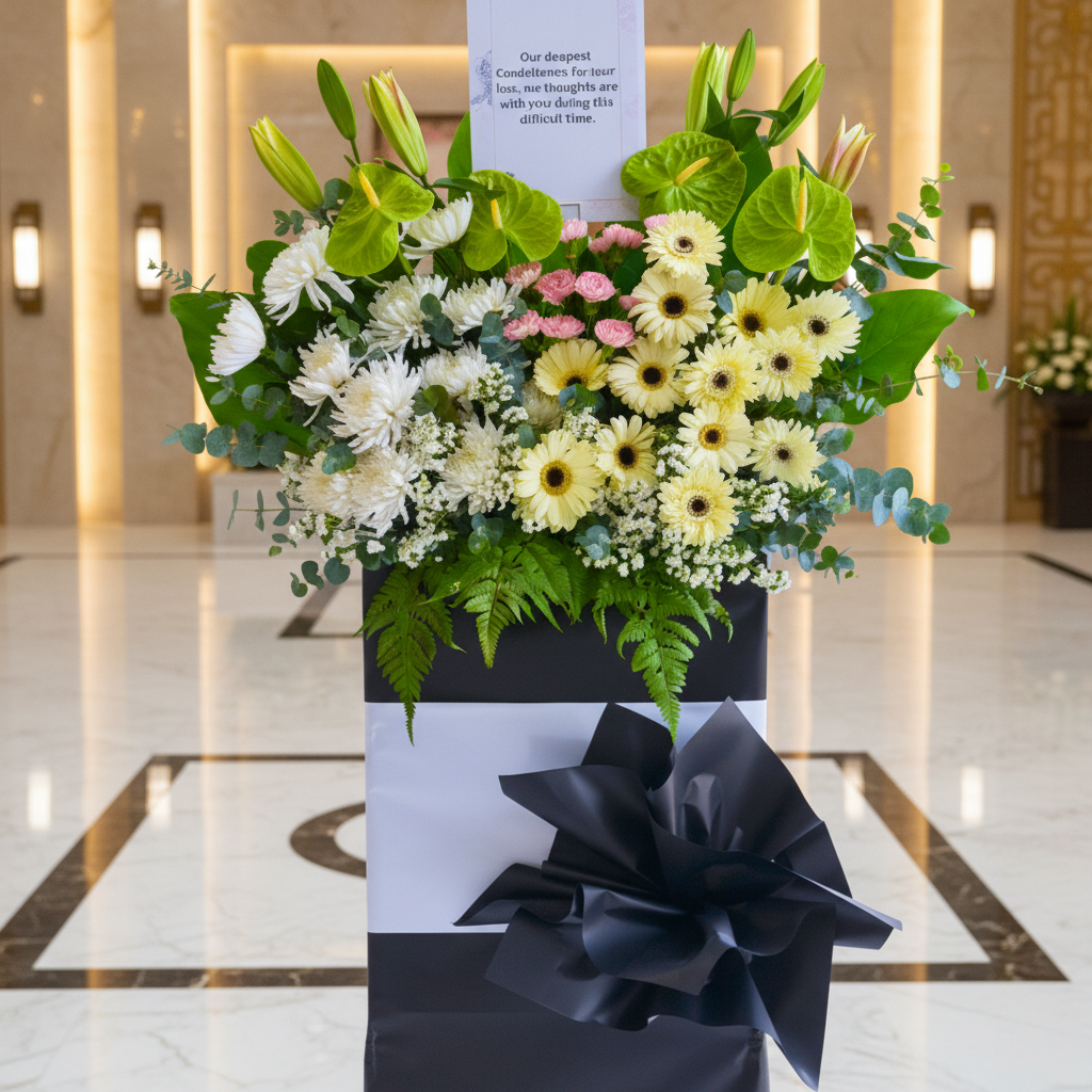 Luminous Memories | Condolences Flower Stand - 8