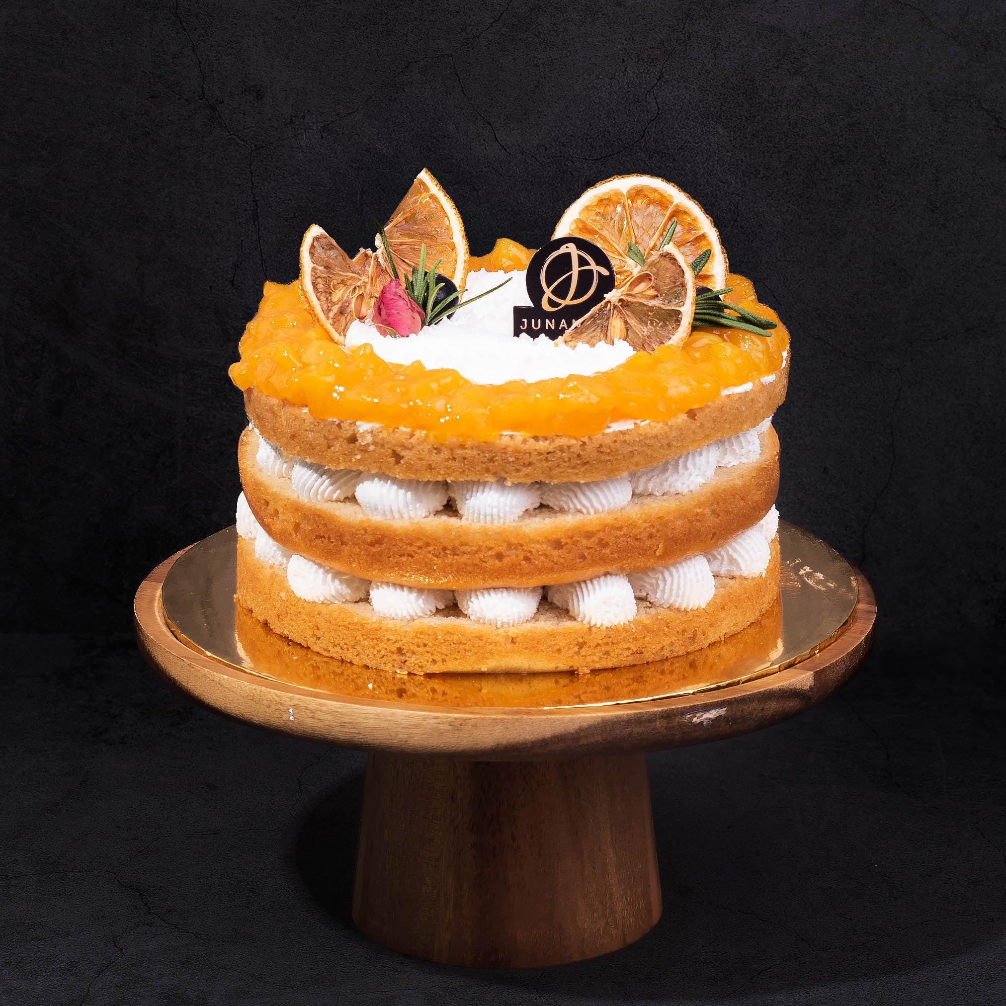 Mango Passion Vegetarian Naked Cake - 6 inch (serve 10-20pax) - 2