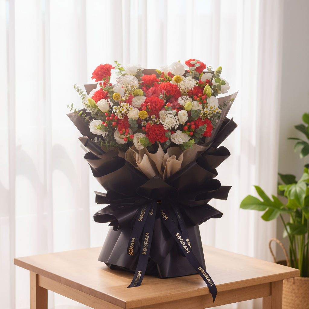 Noir Muse Hand Bouquet