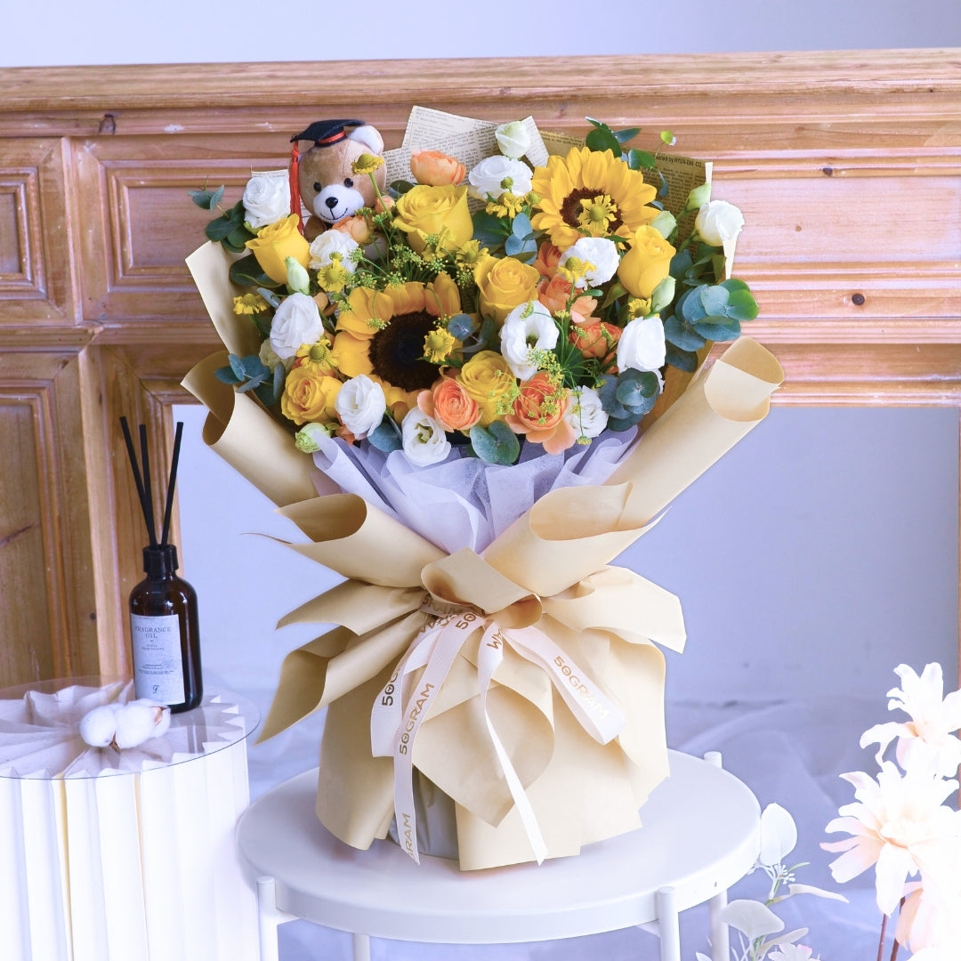 Rise &amp; Bloom Hand Bouquet - 7