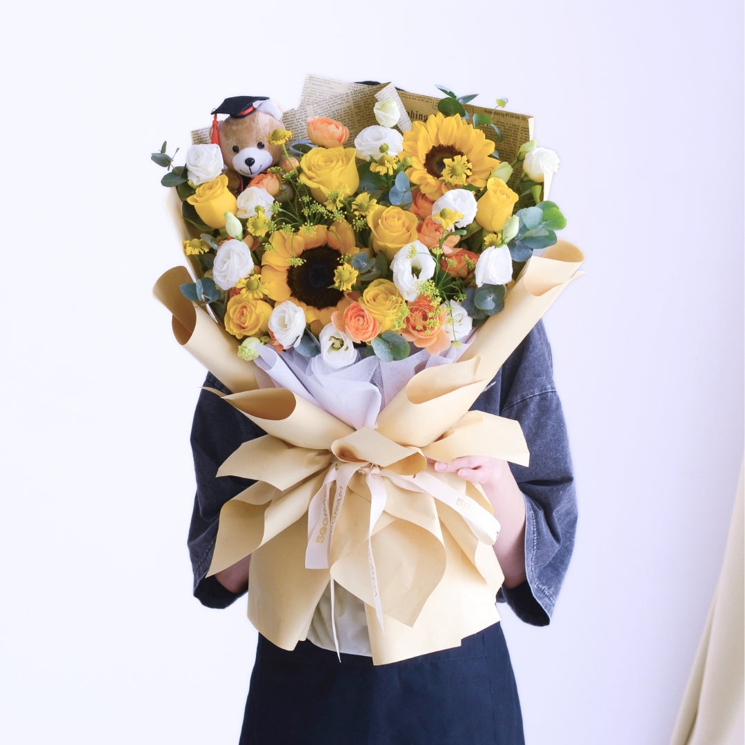Rise and Bloom Hand Bouquet