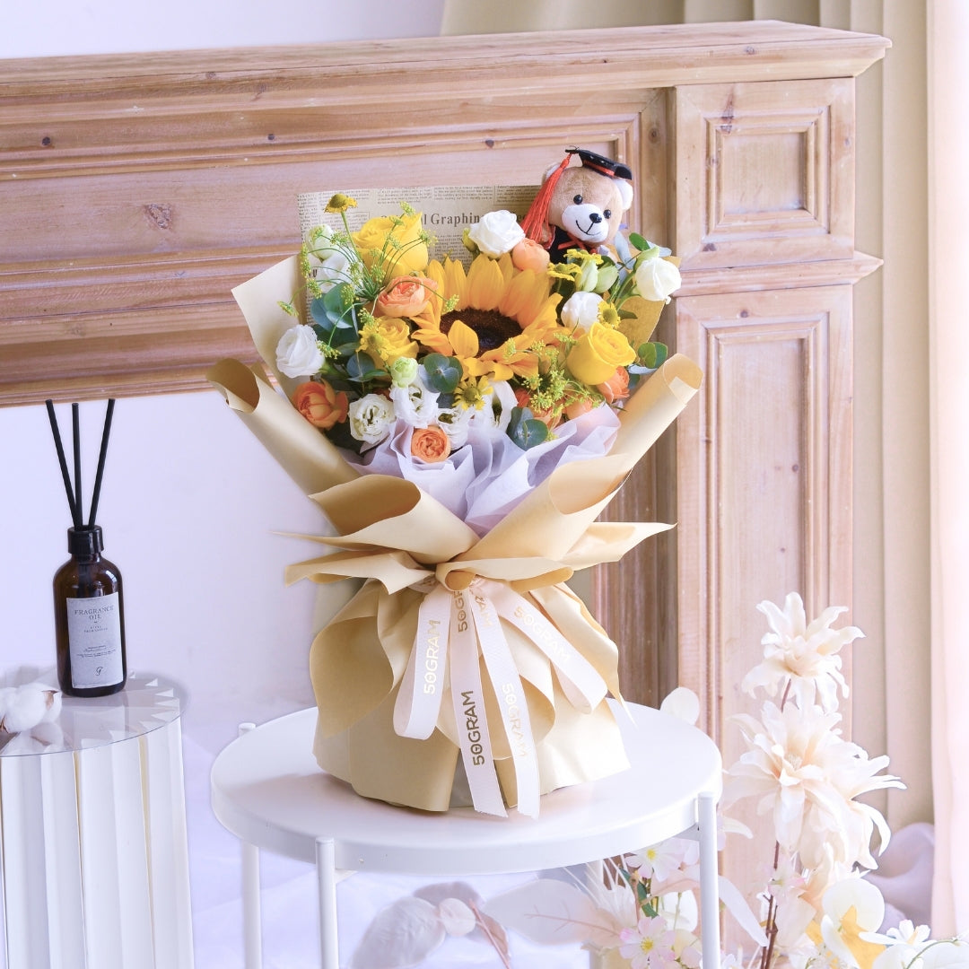Rise &amp; Bloom Hand Bouquet - 5