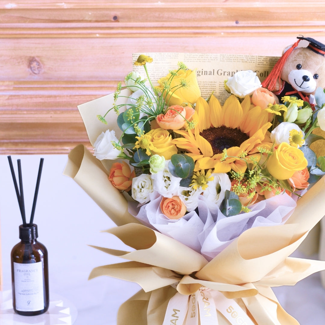 Rise &amp; Bloom Hand Bouquet - 4