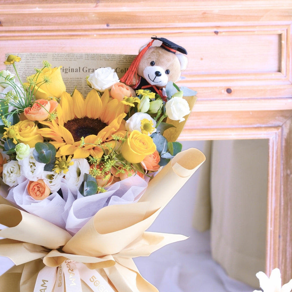 Rise &amp; Bloom Hand Bouquet - 6