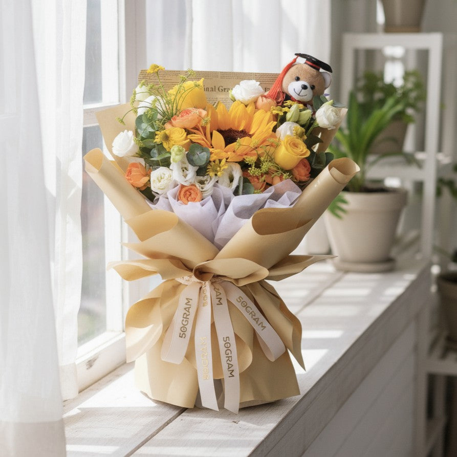 Rise and Bloom Hand Bouquet