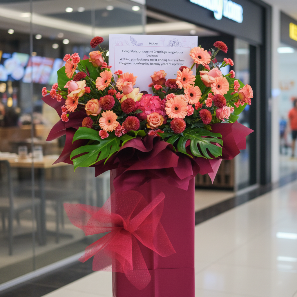 Scarlet Radiance | Business Opening Stand - 10