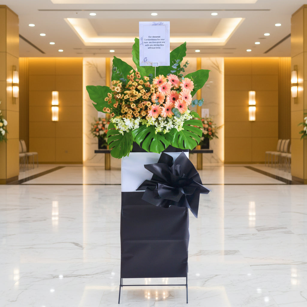 Serene Harmony | Condolences Flower Stand - 3