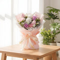 Soulmate Pink Carnation Hand Bouquet - 5