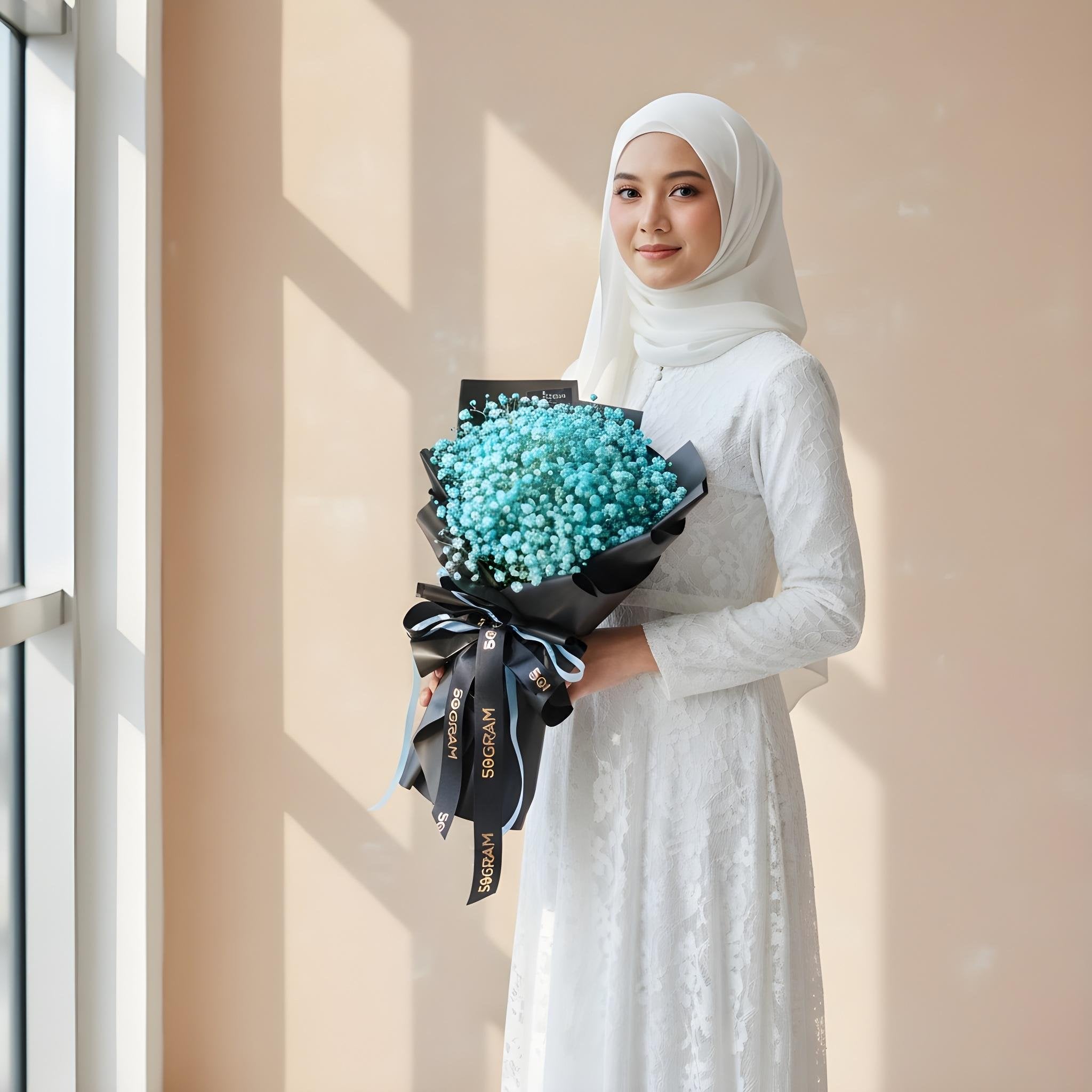 Baby Tiffany Baby Breath Hand Bouquet image 3
