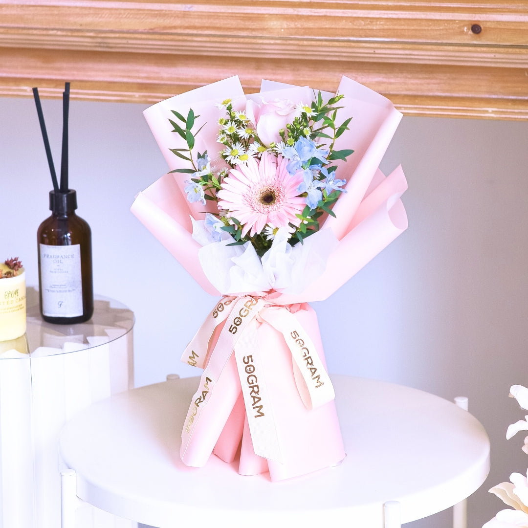 Joylet Pink Rose Hand Bouquet image 5