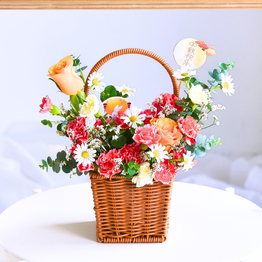 Lunar Bloom Flower Basket image 3