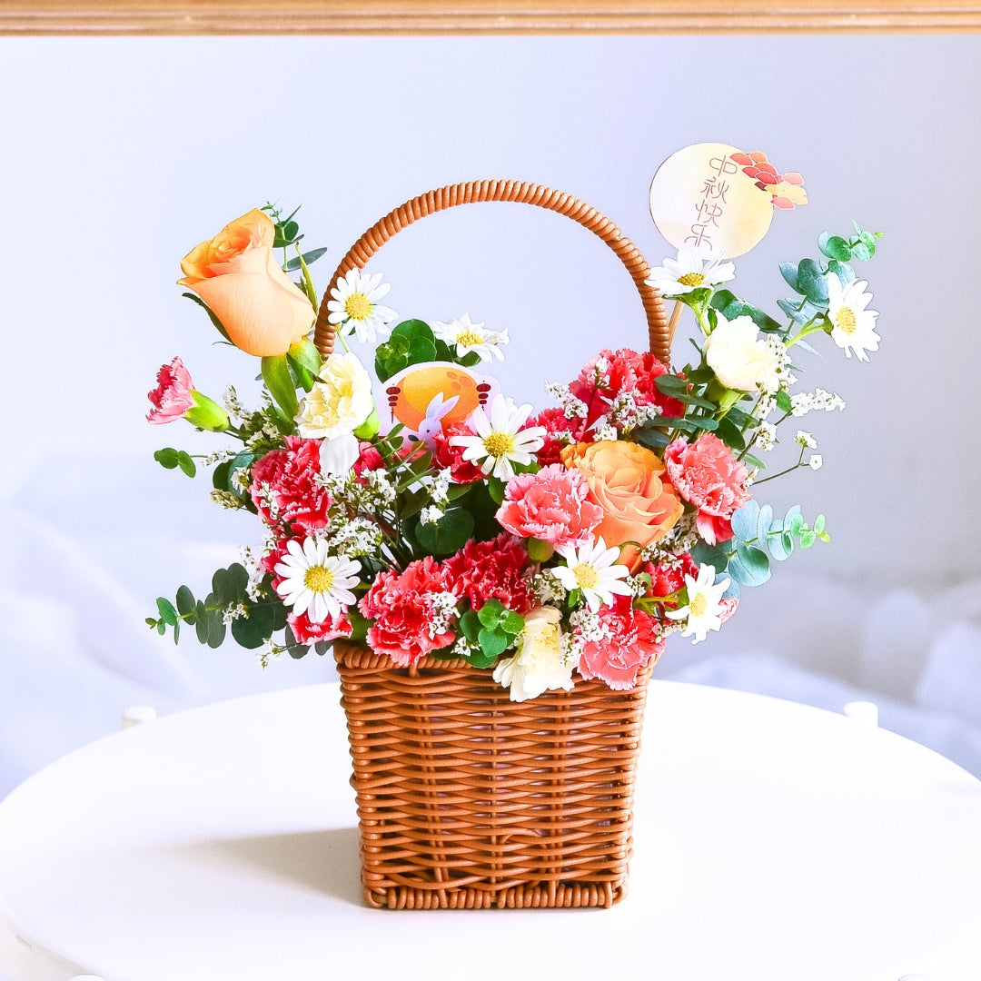 Lunar Bloom Flower Basket image 3