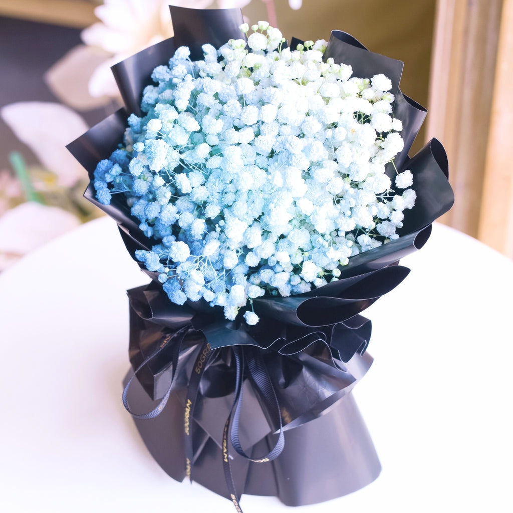 Blue Valor Mini Hand Bouquet image 6