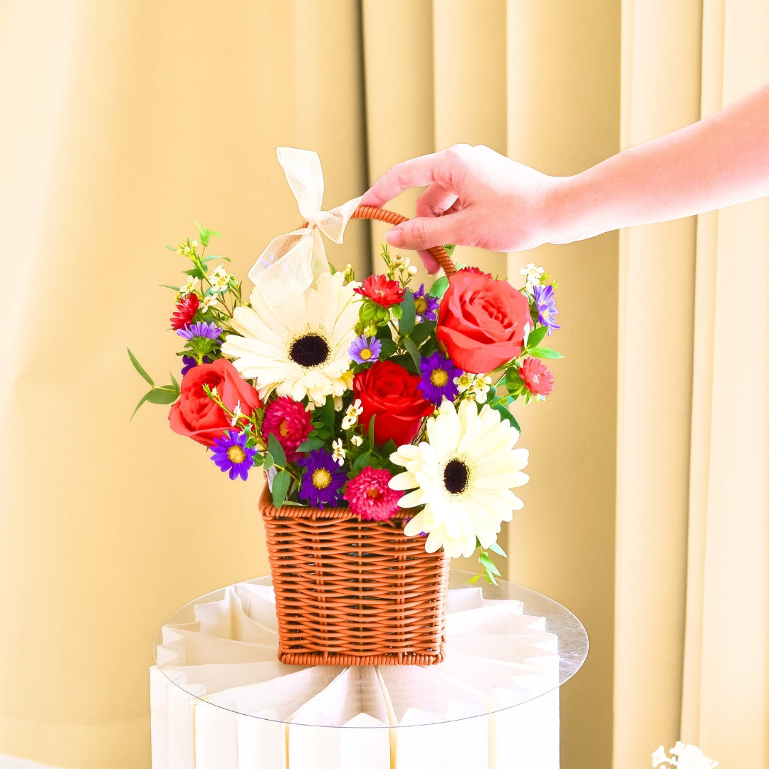 Diwali Delight Flower Basket image 7