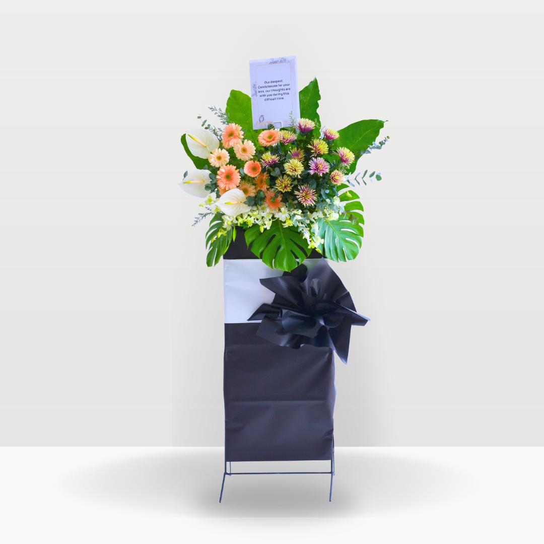 Ethereal Tribute | Condolences Flower Stand image 7