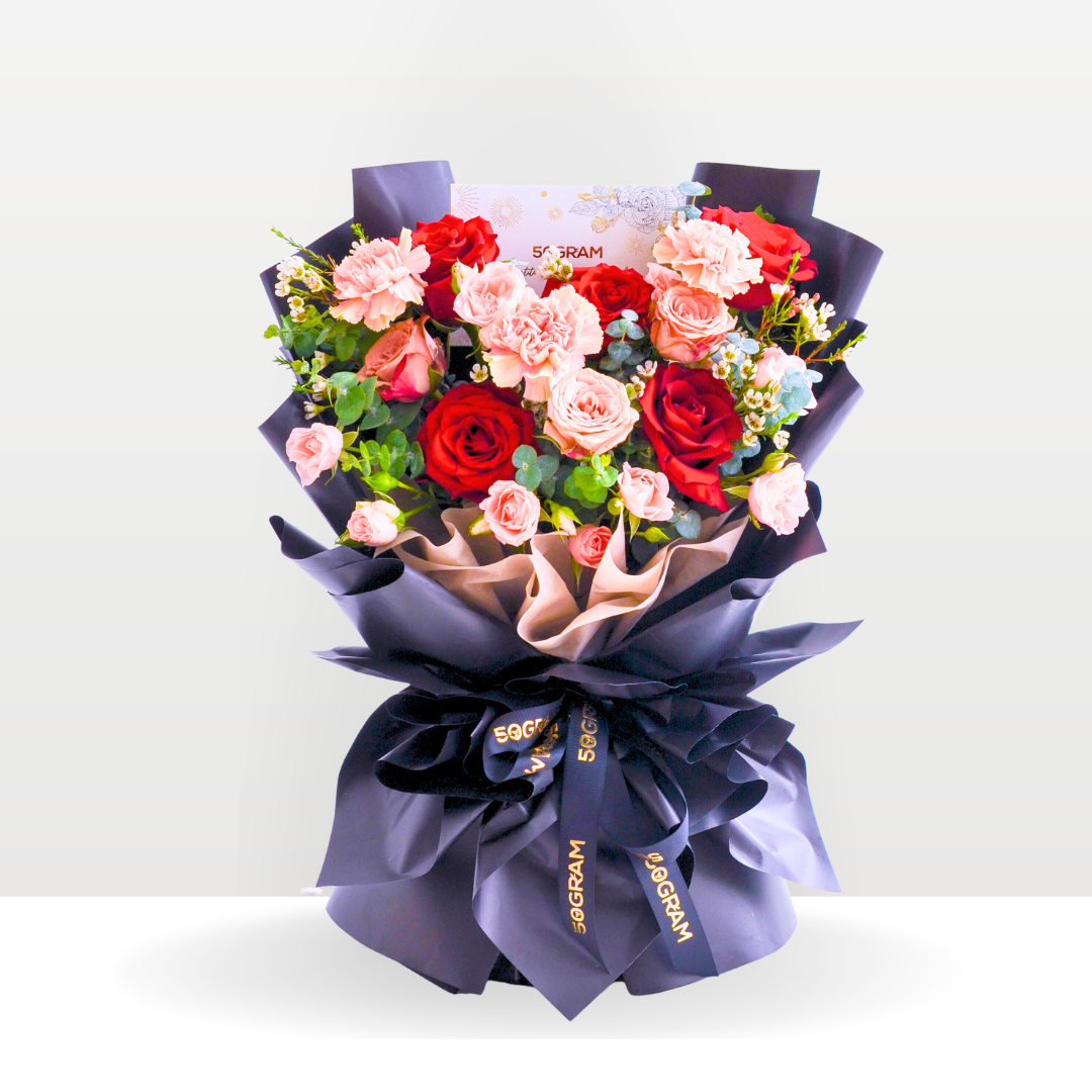 Enchanting Eternity Roses Hand Bouquet image 6