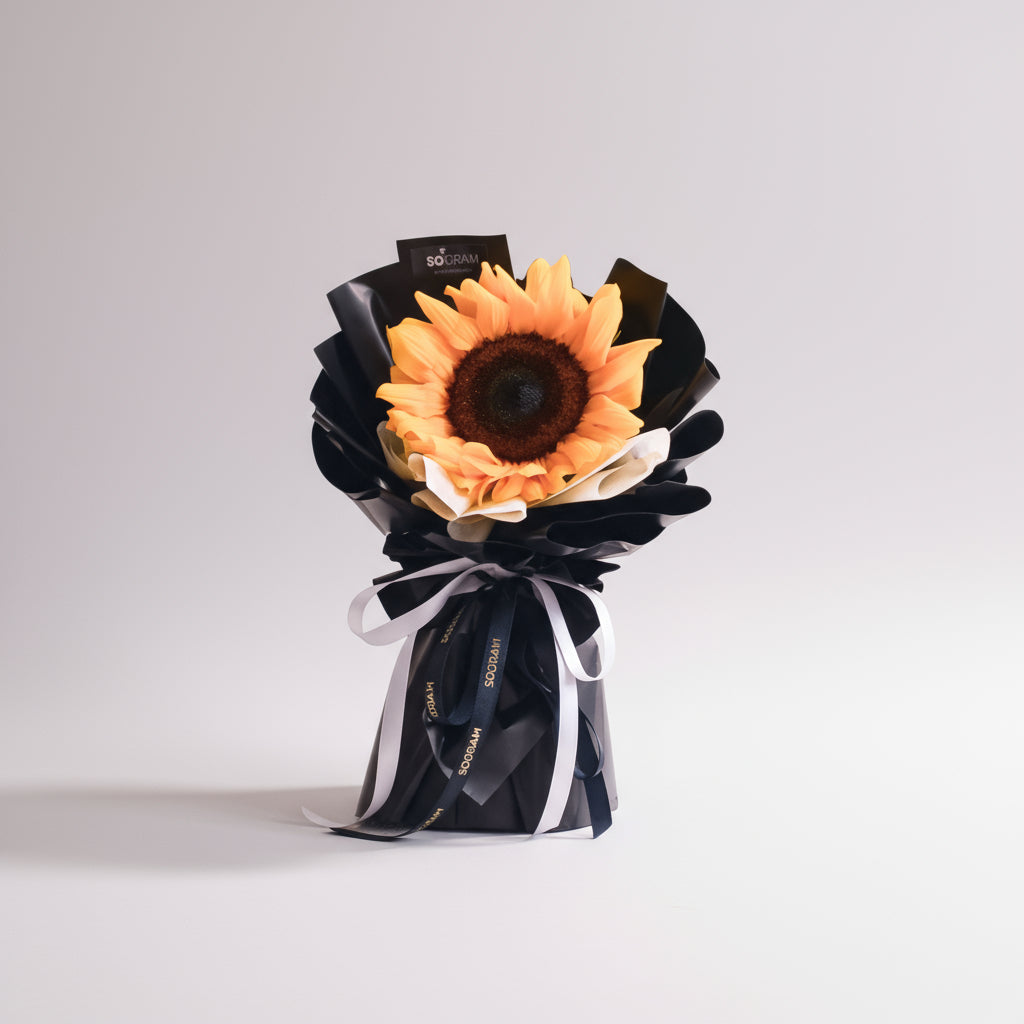 SunFlower Mini Bouquet- Single Stalk image 0