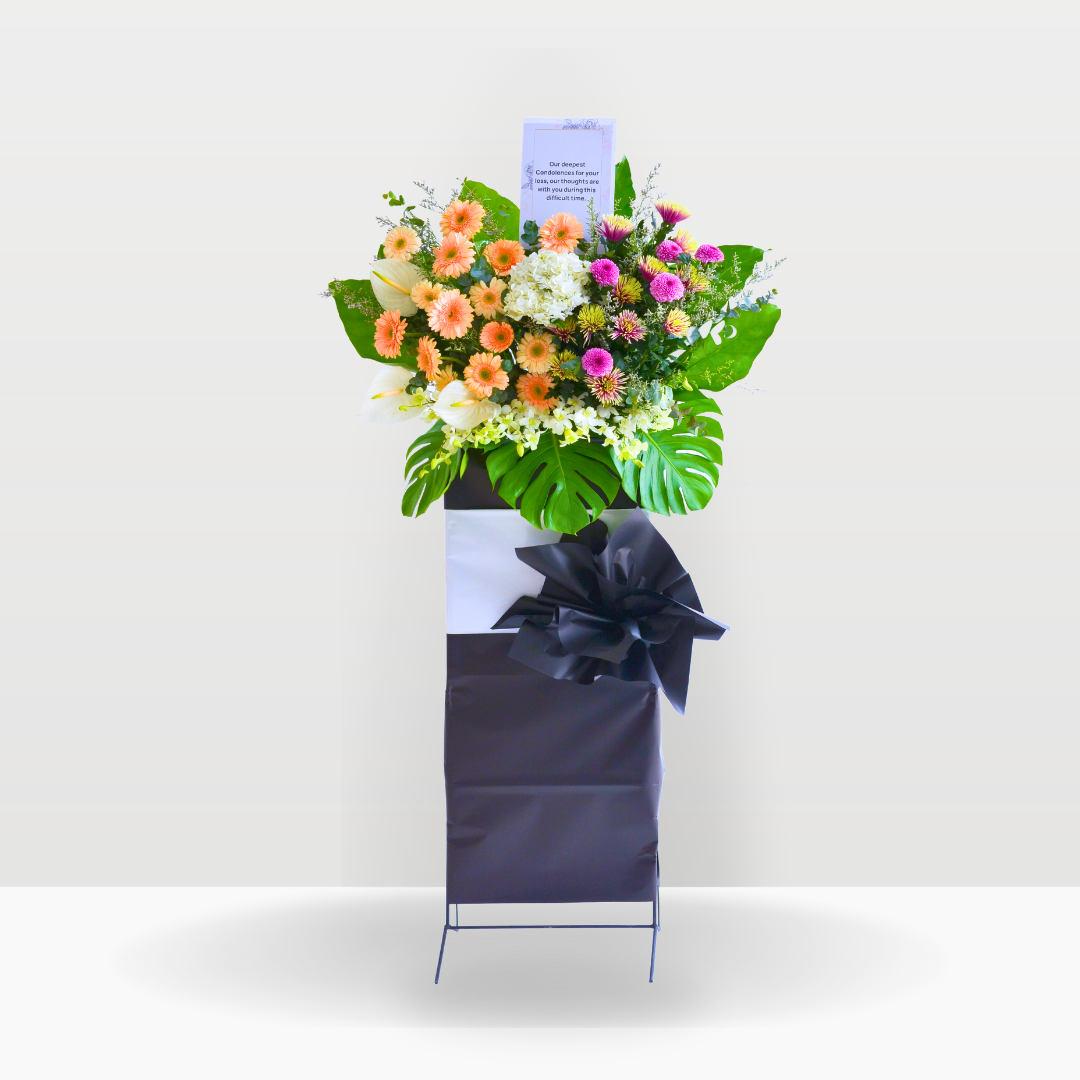 Ethereal Tribute | Condolences Flower Stand image 6