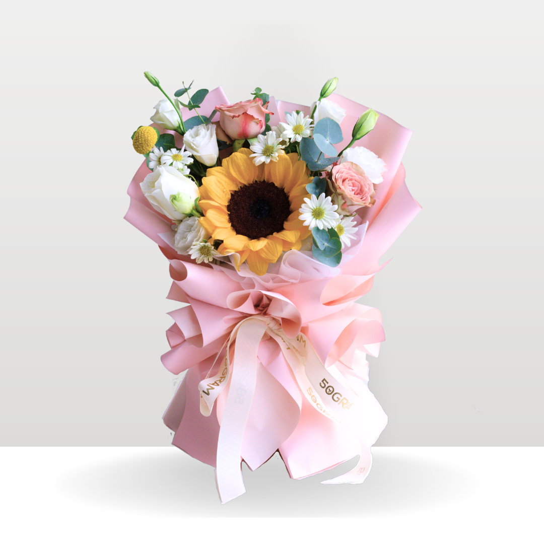 Sunrise Scholar Sunflower Hand Bouquet image 9