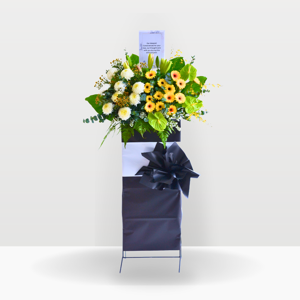 Soft Peace | Condolences Flower Stand image 6