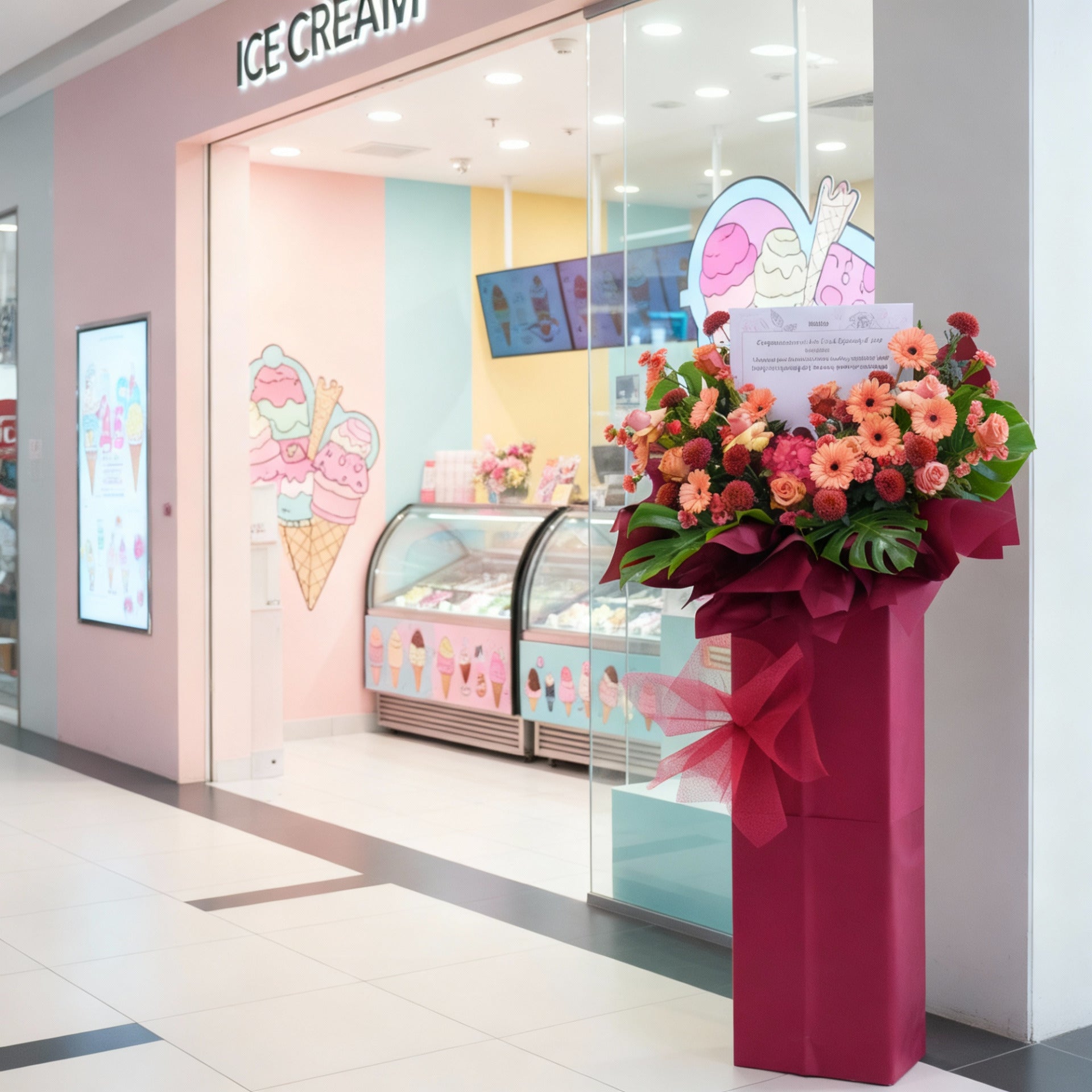 Scarlet Radiance | Business Opening Stand image 1