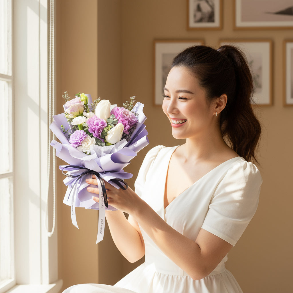 Feminine Grace Mini Hand Bouquet image 2