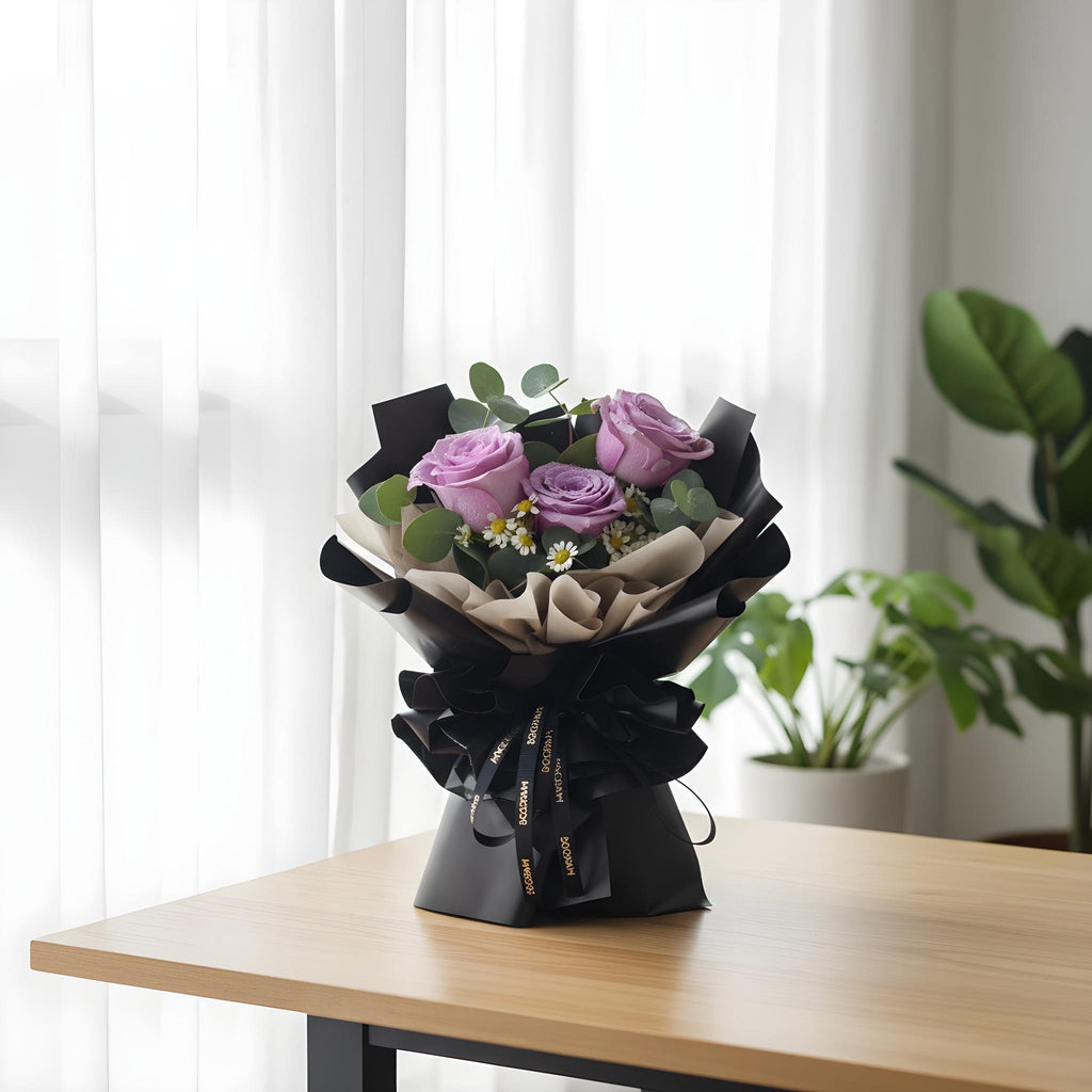 Violet Brave Mini Hand Bouquet image 1