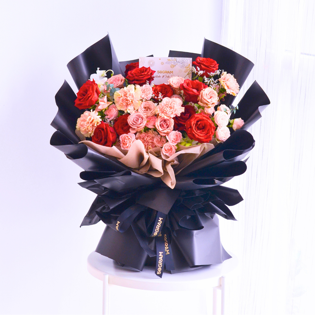 Enchanting Eternity Roses Hand Bouquet image 4