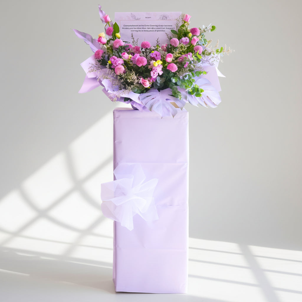 Prosper in Plum | Business Opening Stand image 0