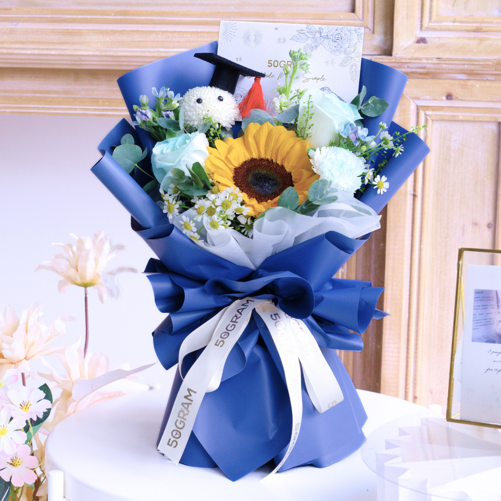 Floral Milestone Sunflower Hand Bouquet image 10