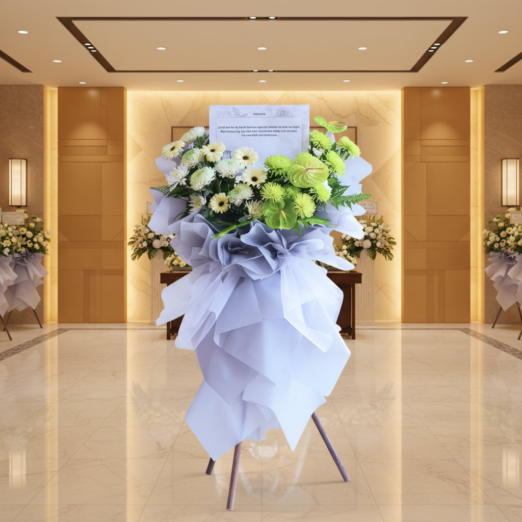 Whispering Grace | Condolences Flower Stand image 1
