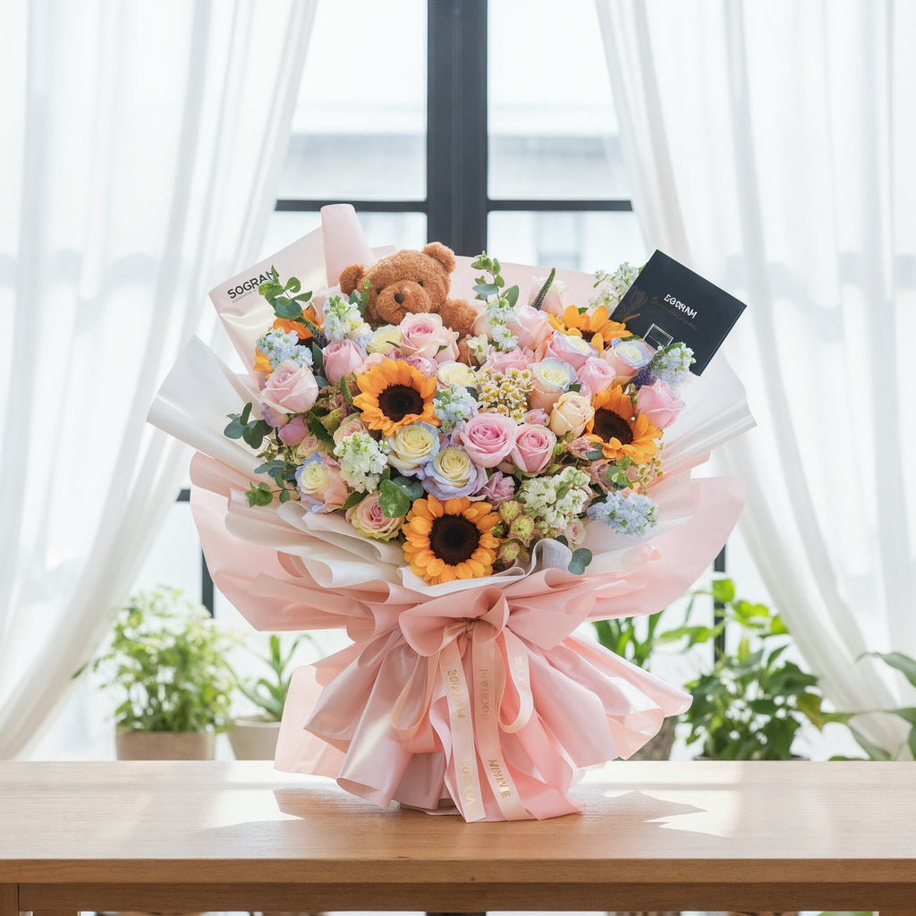 Luminous Beauty Hand Bouquet image 2