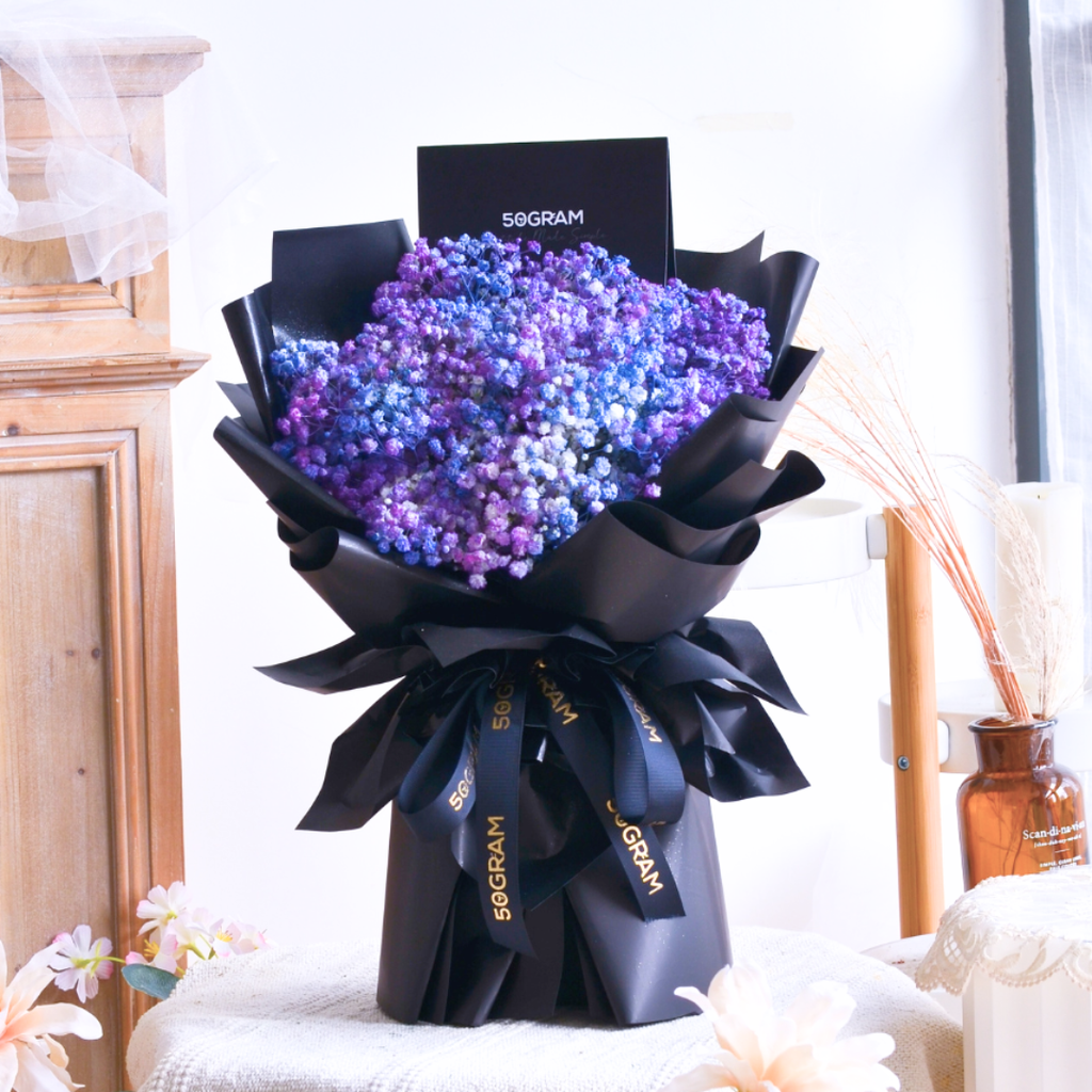 Baby Galaxy Baby Breath Hand Bouquet image 4