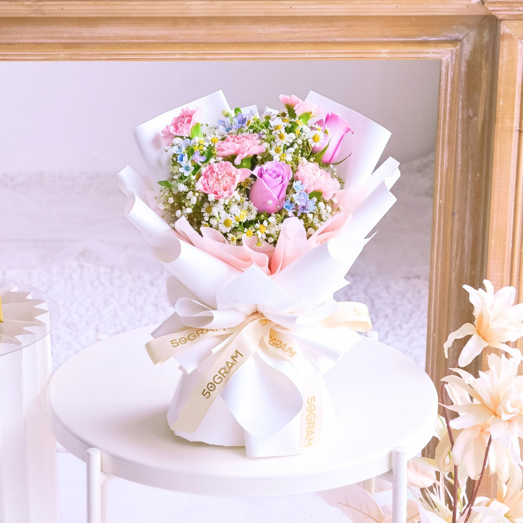 Blushing Violet Hand Bouquet image 3