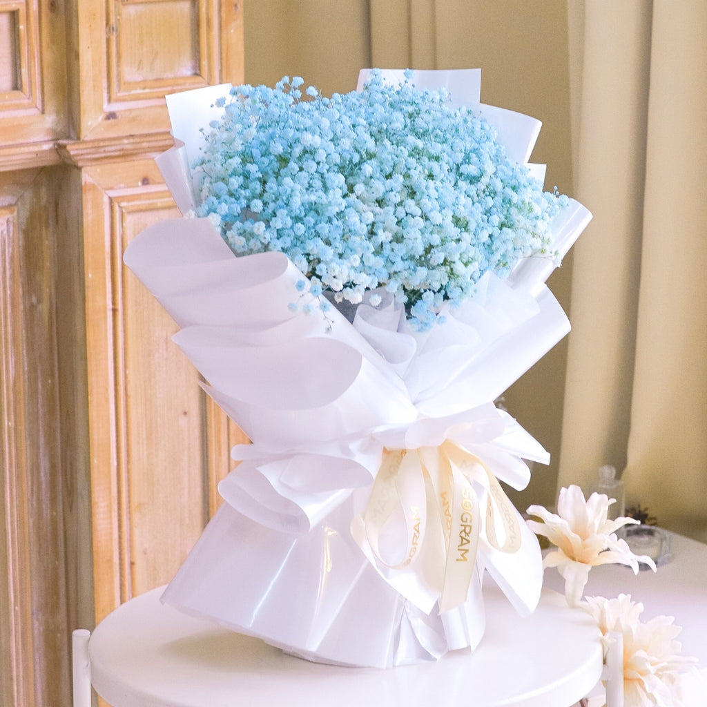 Baby Breeze Baby Breath Hand Bouquet image 5