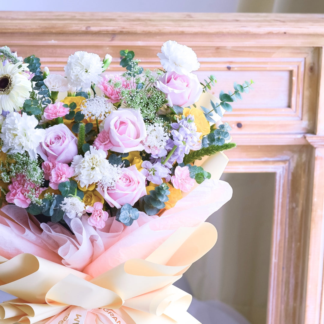 Honey Haze Hand Bouquet image 8
