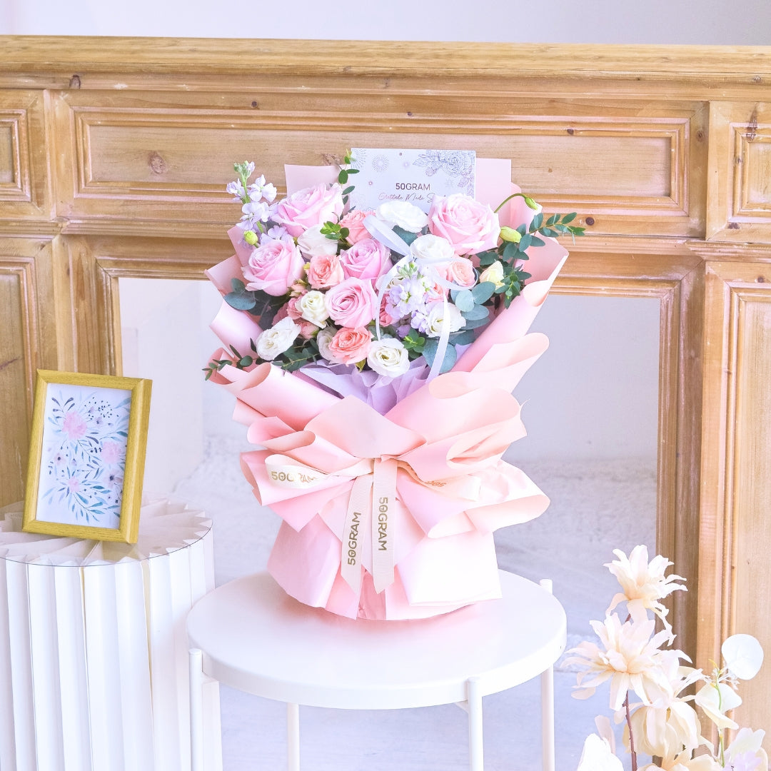 Lush Romance Hand Bouquet image 4