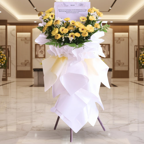Calm Reflections | Condolences Flower Stand image 1