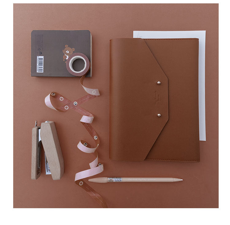 Korean-style leather notebook covers, passport holders, and clutch bag image 3