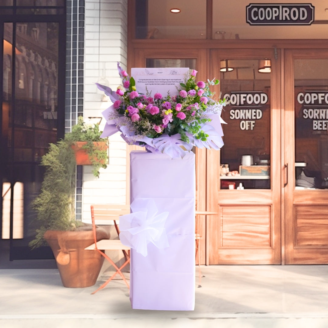 Prosper in Plum | Business Opening Stand image 2