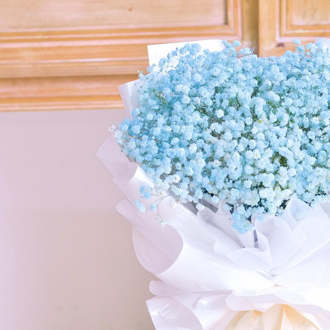 Baby Breeze Baby Breath Hand Bouquet image 8